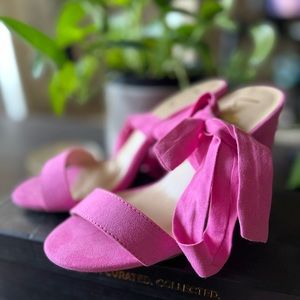 Pink Lace Up Heels - Lulu’s